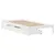 Produktbild 3 för Sängram utan madrass vit 100x200 cm massiv furu