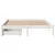 Produktbild 4 för Sängram utan madrass vit 120x200 cm massiv furu