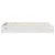 Produktbild 5 för Sängram utan madrass vit 120x200 cm massiv furu