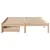 Produktbild 4 för Sängram utan madrass 140x200 cm massiv furu