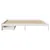 Produktbild 3 för Sängram utan madrass vit 200x200 cm massiv furu