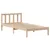 Produktbild 5 för Sängram utan madrass 75x190 cm massiv furu