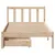 Produktbild 4 för Sängram utan madrass 90x190 cm massiv furu