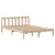 Produktbild 7 för Sängram utan madrass 135x190 cm massiv furu