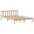 Produktbild 7 för Sängram utan madrass 140x190 cm massiv furu