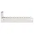 Produktbild 5 för Sängram utan madrass vit 100x200 cm massiv furu