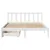 Produktbild 4 för Sängram utan madrass vit 160x200 cm massiv furu