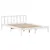 Produktbild 7 för Sängram utan madrass vit 160x200 cm massiv furu