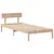 Produktbild 7 för Sängram utan madrass 75x190 cm massiv furu