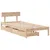 Produktbild 3 för Sängram utan madrass 90x190 cm massiv furu