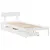 Produktbild 3 för Sängram utan madrass vit 90x190 cm massiv furu