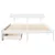 Produktbild 4 för Sängram utan madrass vit 140x190 cm massiv furu