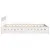 Produktbild 5 för Sängram utan madrass vit 140x190 cm massiv furu