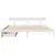 Produktbild 4 för Sängram utan madrass vit 180x200 cm massiv furu