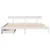 Produktbild 4 för Sängram utan madrass vit 200x200 cm massiv furu