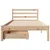 Produktbild 4 för Sängram utan madrass 90x190 cm massiv furu