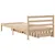 Produktbild 6 för Sängram utan madrass 90x190 cm massiv furu