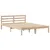 Produktbild 7 för Sängram utan madrass 120x190 cm massiv furu