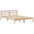 Produktbild 7 för Sängram utan madrass 135x190 cm massiv furu
