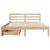 Produktbild 4 för Sängram utan madrass 140x190 cm massiv furu