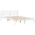 Produktbild 7 för Sängram utan madrass vit 140x190 cm massiv furu