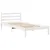 Produktbild 7 för Sängram utan madrass vit 90x200 cm massiv furu