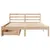 Produktbild 4 för Sängram utan madrass 140x200 cm massiv furu