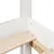 Produktbild 10 för Sängram utan madrass vit 200x200 cm massiv furu