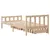 Produktbild 6 för Sängram utan madrass 75x190 cm massiv furu