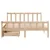 Produktbild 4 för Sängram utan madrass 120x190 cm massiv furu
