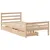 Produktbild 3 för Sängram utan madrass 90x190 cm massiv furu