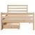 Produktbild 4 för Sängram utan madrass 90x190 cm massiv furu
