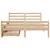 Produktbild 4 för Sängram utan madrass 135x190 cm massiv furu