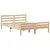 Produktbild 7 för Sängram utan madrass 135x190 cm massiv furu