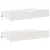 Produktbild 8 för Sängram utan madrass vit 100x200 cm massiv furu