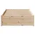 Produktbild 4 för Sängram utan madrass 75x190 cm massiv furu