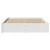 Produktbild 4 för Sängram utan madrass vit 140x190 cm massiv furu