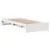 Produktbild 6 för Sängram utan madrass vit 90x200 cm massiv furu