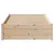 Produktbild 4 för Sängram utan madrass 100x200 cm massiv furu