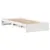 Produktbild 6 för Sängram utan madrass vit 100x200 cm massiv furu