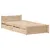 Produktbild 3 för Sängram utan madrass 75x190 cm massiv furu