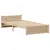 Produktbild 5 för Sängram utan madrass 75x190 cm massiv furu