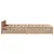 Produktbild 7 för Sängram utan madrass 75x190 cm massiv furu