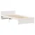 Produktbild 5 för Sängram utan madrass vit 90x200 cm massiv furu
