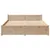 Produktbild 4 för Sängram utan madrass 150x200 cm massiv furu