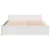 Produktbild 4 för Sängram utan madrass vit 150x200 cm massiv furu
