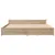 Produktbild 4 för Sängram utan madrass 160x200 cm massiv furu