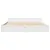 Produktbild 4 för Sängram utan madrass vit 160x200 cm massiv furu