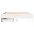 Produktbild 4 för Sängram utan madrass vit 160x200 cm massiv furu