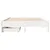 Produktbild 4 för Sängram utan madrass vit 150x200 cm massiv furu
